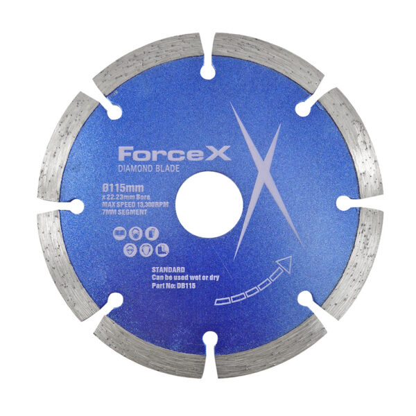 FORCE-X DB115 115MM DIAMOND BLADE-SEGMENTED - Image 3