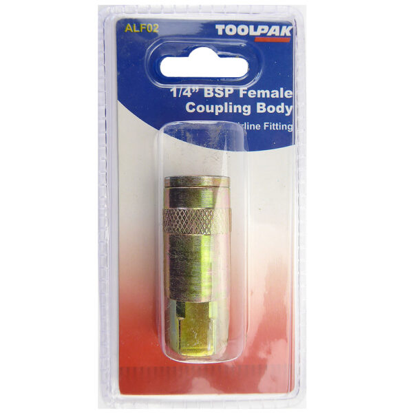 TOOLPAK ALF02 FEMALE COUPLING BODY 1/4" BSP
