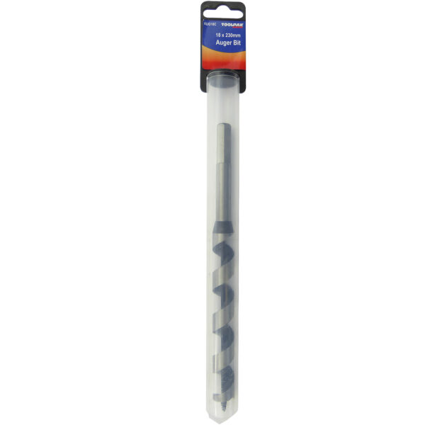 TOOLPAK AUG18C HEX SHANK AUGER BIT 18MM X 230MM