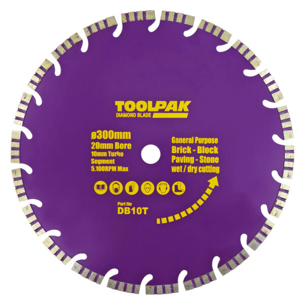 DB10T 300MM DIAMOND BLADE SEGMENTED - Image 2