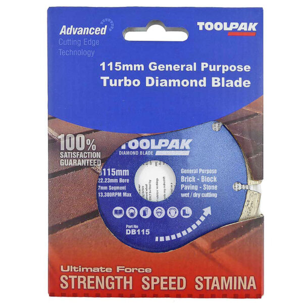 FORCE-X DB115 115MM DIAMOND BLADE-SEGMENTED