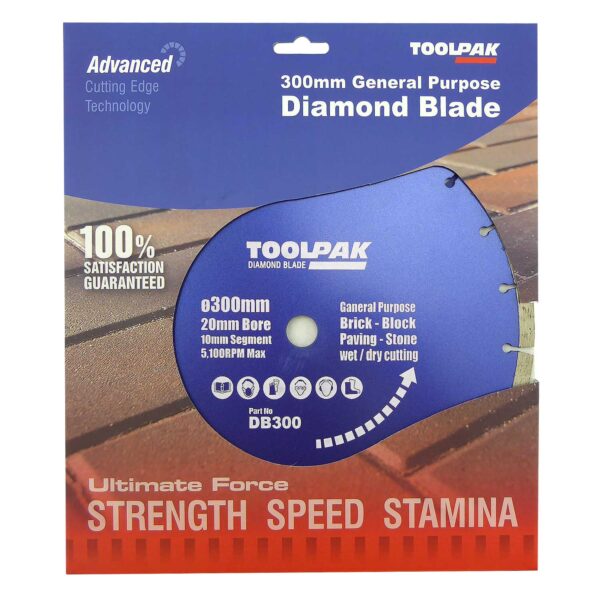 FORCE-X DB300 300MM DIAMOND BLADE-SEGMENTED
