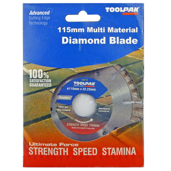 FORCE-X DBX115 4.5" TURBO DIAMOND BLADE