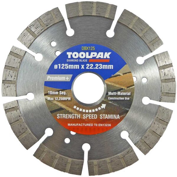 FORCE-X DBX125 5" TURBO DIAMOND BLADE - Image 2