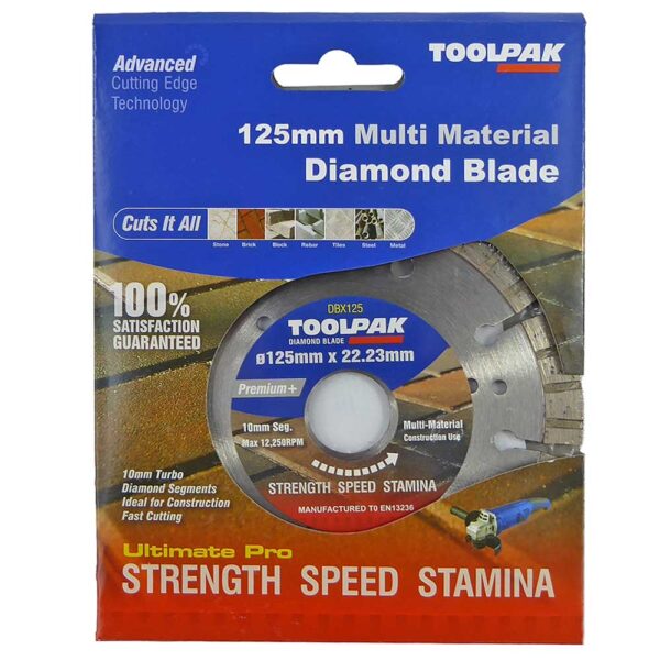 FORCE-X DBX125 5" TURBO DIAMOND BLADE