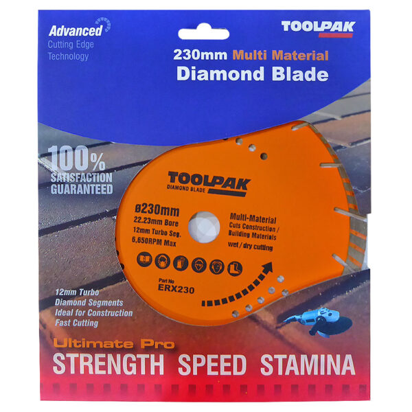FORCE-X ERX230 TURBO DIAMOND BLADE 230MM