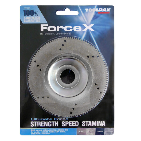 FORCE-X FGB115 ELECTRO-PLATED DIAMOND DISC 115MM