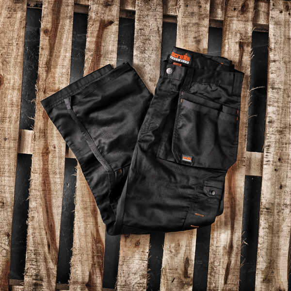WORKER PLUS TROUSERS BLACK 34S - Image 2