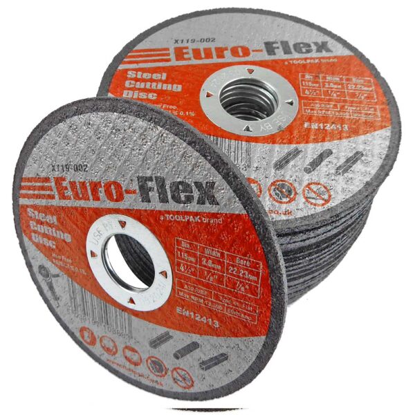 EUROFLEX X119-002 115x3.2x22mm T41 FLAT METAL CUTT. DISC