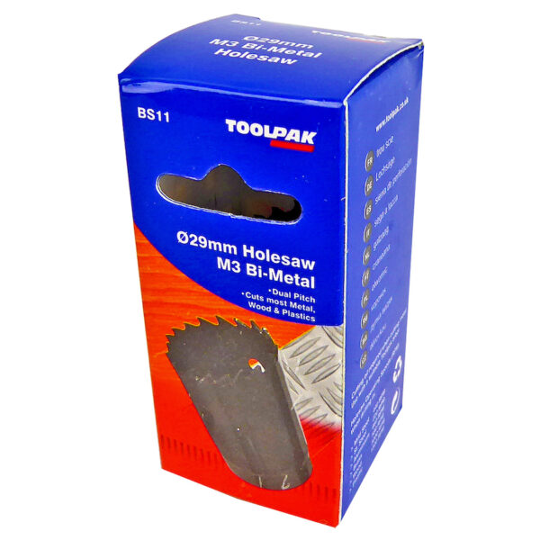TOOLPAK BS11 HOLESAW 29MM - 1.1/8"