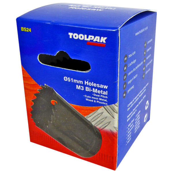 TOOLPAK BS24 HOLESAW 51MM - 2"
