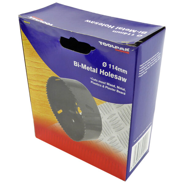 TOOLPAK BS47 HOLESAW 114MM - 4.1/2"