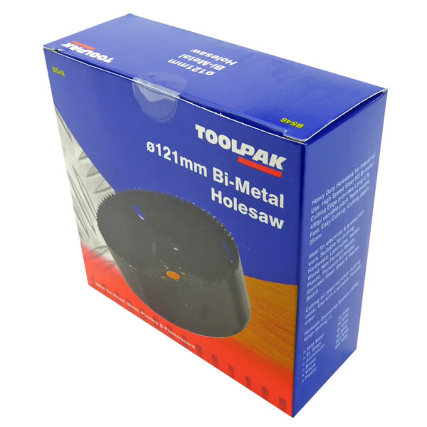 TOOLPAK BS48 HOLESAW 121MM - 4.3/4"