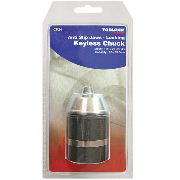 TOOLPAK CK24 13MM  1/2" CAPACITY LOCKING KEYLESS CHUCK
