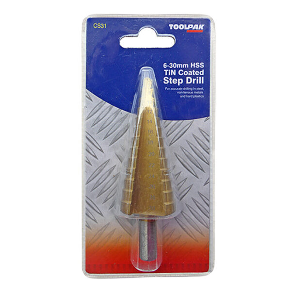 TOOLPAK CS31 STEP DRILL 6-30MM