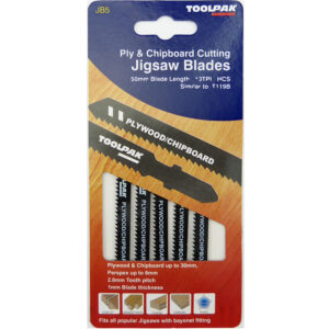 TOOLPAK JB05 JIGSAW BLADES [X5]