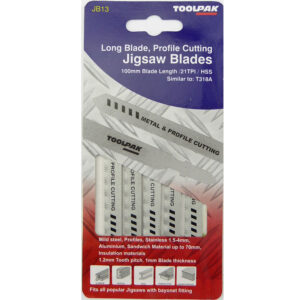 TOOLPAK JB13 JIGSAW BLADES (X5)
