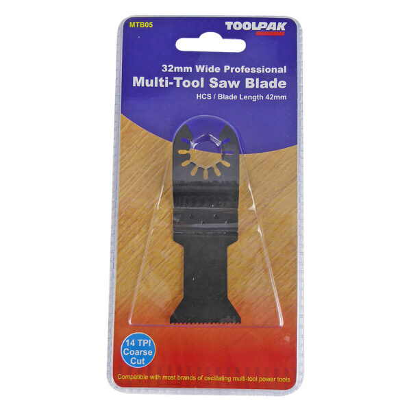 TOOLPAK MTB05 MULTI-TOOL BLADE HCS 32MM 14TPI