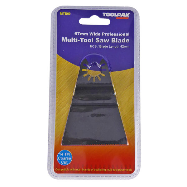 TOOLPAK MTB09 MULTI-TOOL BLADE HCS 67MM 14TPI