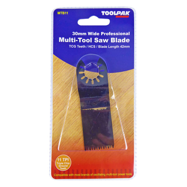 TOOLPAK MTB11 MULTI-TOOL BLADE HCS 30MM 11TPI TCS