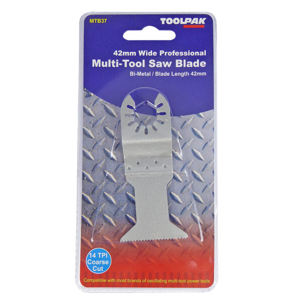 TOOLPAK MTB37 MULTI-TOOL BLADE BI-METAL 42MM 14TPI