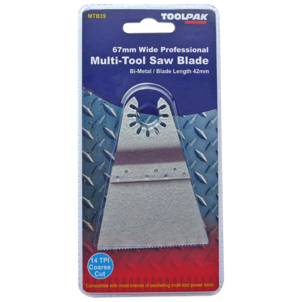 TOOLPAK MTB39 MULTI-TOOL BLADE BI-METAL 67MM 14TPI