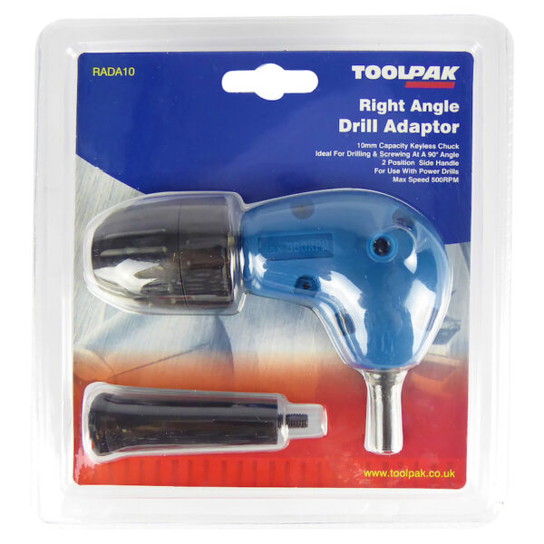 TOOLPAK RADA10 RIGHT ANGLE DRILL ATTACHMENT