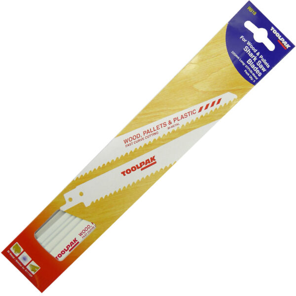 TOOLPAK RB18 RECIPRO BLADES [X5]