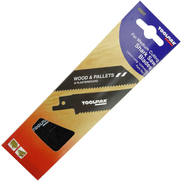TOOLPAK RB22 RECIPRO BLADES [X5]