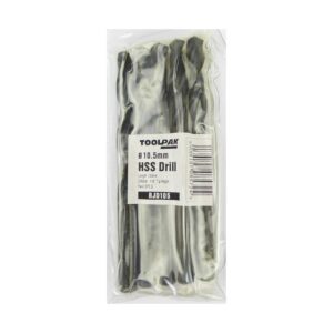 TOOLPAK RJD105 HSS ROLL FORGED JOBBER DRILL 10.5MM [X5]