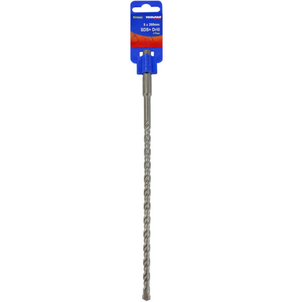 TOOLPAK SDX080D SDS DRILL BIT 8MM X 260MM