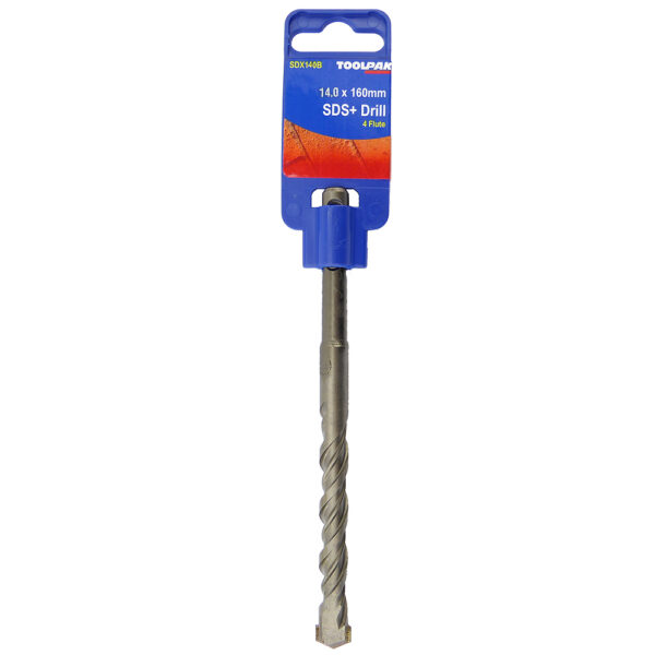 TOOLPAK SDX140B SDS DRILL BIT 14MM X 160MM