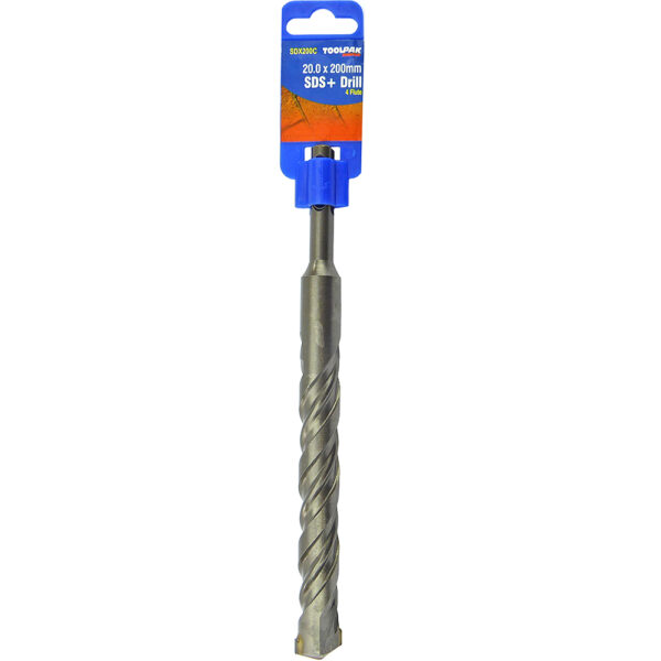 TOOLPAK SDX200C SDS DRILL BIT 20MM X 200MM