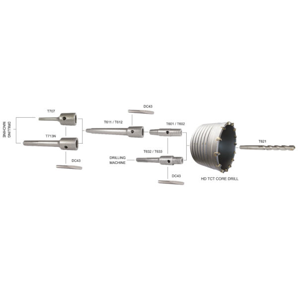 TOOLPAK T611 250MM EXTENSION ROD - Image 2