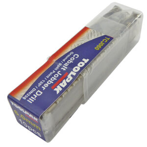 TOOLPAK TCJ065 COBALT GROUND JOBBER DRILL 6.5MM [X10]