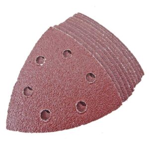 TOOLPAK VDP093A VELOUR BACK TRIANGLE 93MM 40G 6 HOLE [X10]