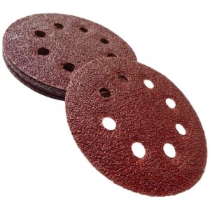 TOOLPAK VDP115A VELOUR BACK DISC 115MM 40G 8 HOLE [X10]