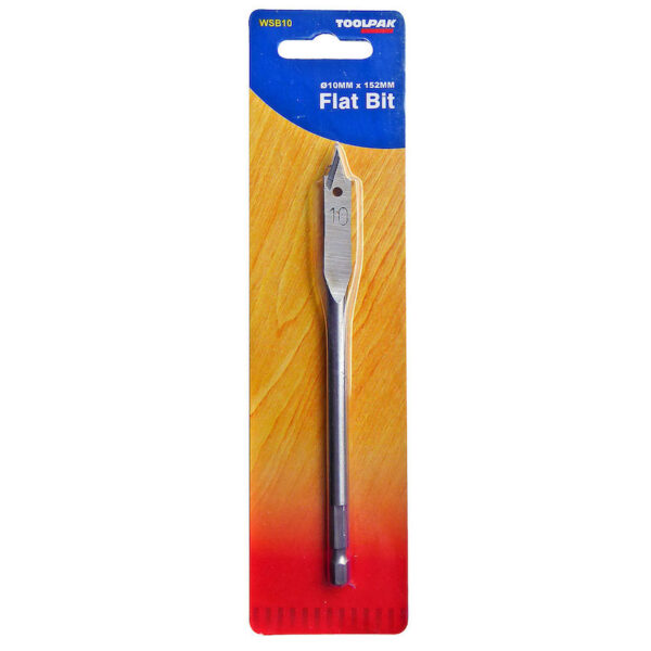 TOOLPAK WSB10 FLAT WOOD BIT 10MM